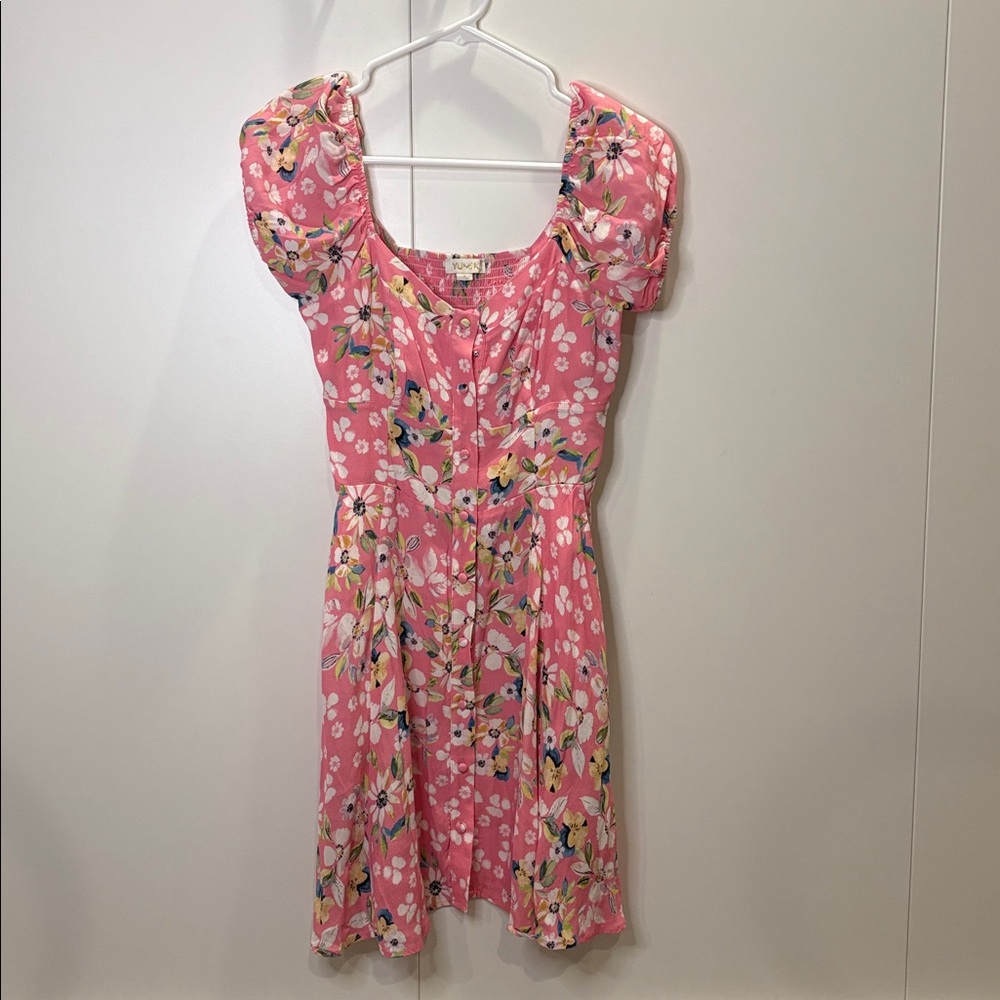 Yumi Kim Pink Floral Mini Dress